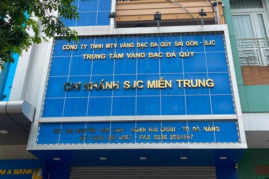 SJC chính thức thông báo về tình hình hoạt động của các cửa hàng vàng đột ngột đóng cửa ở Đà Nẵng