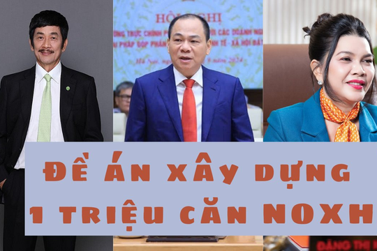 Tham gia đề án 1 triệu căn nhà ở xã hội: Vingroup, Novaland, Kim Oanh Group đang thực hiện như thế nào?