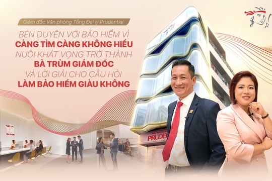 Giám đốc Văn phòng Tổng Đại lý Prudential: Bén duyên với bảo hiểm vì ‘càng tìm càng không hiểu’, nuôi khát vọng trở thành ‘bà trùm Giám đốc’ và lời giải cho câu hỏi ‘làm bảo hiểm giàu không’