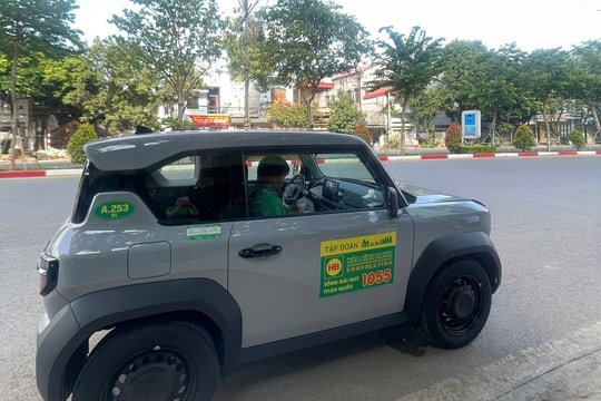 Xuất hiện chiếc VinFast VF 3 đầu tiên của ông Phạm Nhật Vượng chạy dịch vụ taxi Mai Linh?