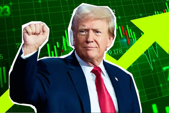 Dow Jones tăng dựng đứng 1.300 điểm, S&P 500 phá đỉnh mọi thời đại khi ông Trump đánh bại bà Harris