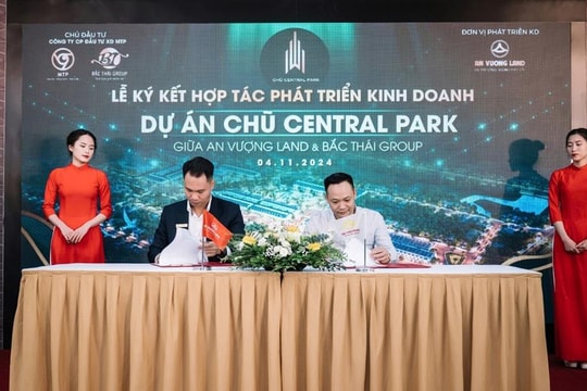 An Vượng Land “bắt tay” Bắc Thái Group phát triển dự án Chũ Central Park