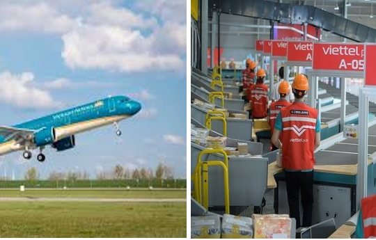 Ngược dòng thị trường sắc đỏ, cổ phiếu Vietnam Airlines (HVN) và Viettel Post (VTP) “bay cao”, VN-Index rơi về sát mốc 1250 điểm