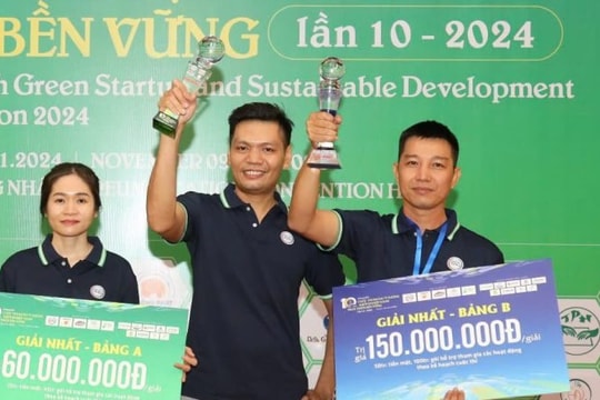 F&B thắng lớn trong cuộc thi Khởi nghiệp Xanh 2024: 8/14 dự án đoạt giải đều là sản phẩm liên quan đến dinh dưỡng