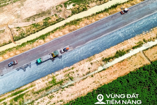 Toàn cảnh công trường dài hơn 11 km của đường Vành đai 3 qua tỉnh Đồng Nai