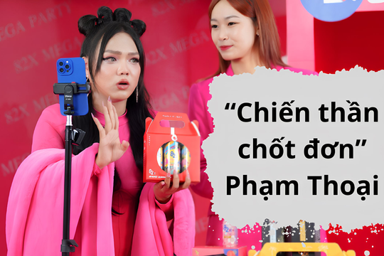 “Chiến thần chốt đơn” Phạm Thoại kể về phiên livestream 58 tỷ đồng “không làm lần thứ hai”: Mọi người nghĩ tôi lùa gà, cố tình làm truyền thông nhưng tôi không quan tâm