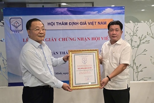 Thẩm định giá Tín Nghĩa chính thức trở thành hội viên Hội Thẩm định giá Việt Nam