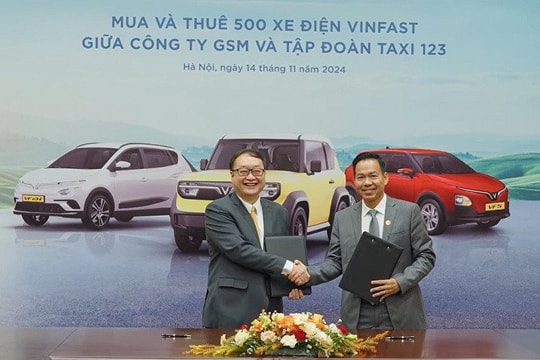 Hãng taxi đầu tiên tại Việt Nam đưa VF3 vào đội xe, tiếp tục mua và thuê thêm 500 xe điện VinFast từ công ty của ông Phạm Nhật Vượng