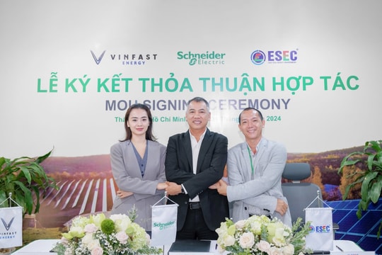 Công ty con của VinFast ký kết với 2 doanh nghiệp đầu ngành phát triển công nghệ pin lưu trữ năng lượng tại Việt Nam