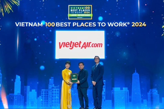 Giải thưởng “Nơi làm việc tốt nhất Việt Nam 2024” xướng tên Vietjet, FPT, Vingroup