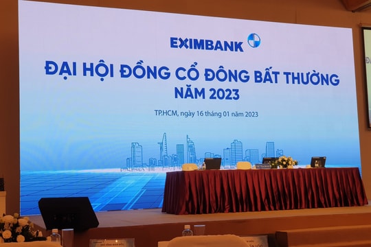 Ngày mai (28/11), Eximbank họp cổ đông bất thường bàn việc chuyển trụ sở về tòa nhà do Gelex đầu tư, miễn nhiệm nhân sự cấp cao