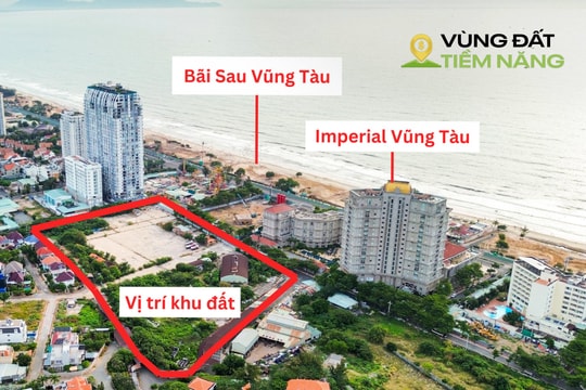 Cận cảnh khu "đất vàng" nằm cạnh bãi biển Vũng Tàu, chuẩn bị đấu giá làm khu thương mại, dịch vụ du lịch cao cấp