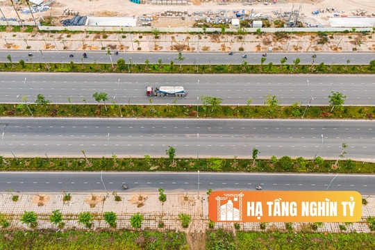 Toàn cảnh tuyến đường 12 làn xe rộng nhất Hải Phòng đang được kéo dài gấp đôi, nối khu công nghiệp một tỷ USD với trung tâm hành chính mới 