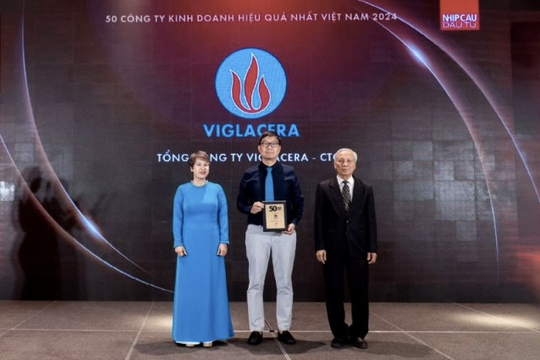 Viglacera được vinh danh “Top 50 Công ty Kinh doanh Hiệu quả nhất Việt Nam 2024” và “Bất động sản tiêu biểu 2024”
