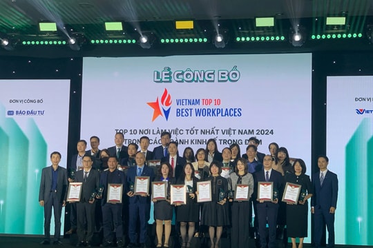 2 “ông lớn” Big4 lọt top nơi làm việc tốt nhất Việt Nam trong ngành kinh tế trọng điểm 2024