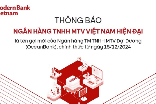 'Lột xác' hoàn toàn sau khi chia tay với tên cũ OceanBank, MBV thay đổi toàn bộ website, tên miền, Email CSKH