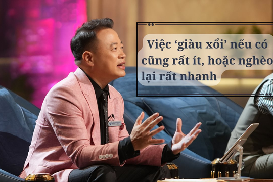 Shark Bình: "Những người càng trẻ, càng nghèo thì càng hay tin vào may mắn"