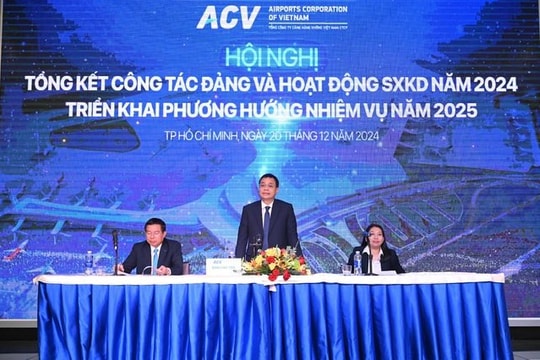 Lợi nhuận trước thuế của ACV đạt 11.981 tỷ đồng ước vượt 28% kế hoạch năm 2024