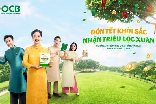 Đón tết khởi sắc – nhận triệu lộc xuân từ OCB