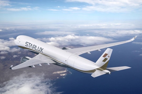 Hãng hàng không STARLUX (Đài Loan) đặt mua thêm 5 máy bay vận tải A350F