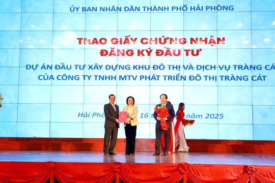 Thêm 2 dự án của Kinh Bắc City tại Hải Phòng được cấp chứng nhận đăng ký đầu tư với tổng vốn hơn 77.000 tỷ đồng