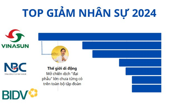 Xu hướng tinh gọn nhân sự: nhiều ngân hàng cắt giảm số lượng lớn, Thế giới Di động giảm 10.000 người trong 2 năm, 1 DN có vốn nhà nước với hơn 1.300 người giảm tới 86%