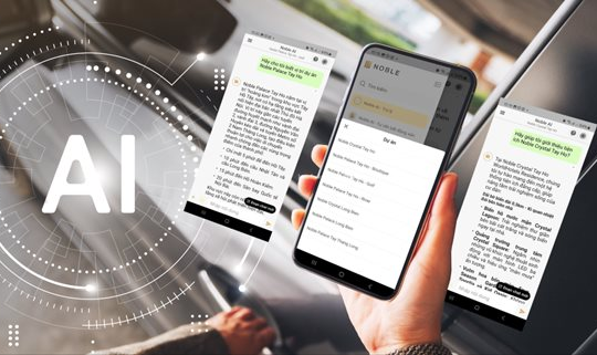 Thúc đẩy thanh khoản bất động sản bằng tiên phong ứng dụng AI trên Noble App