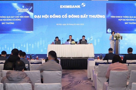 ĐHĐCĐ bất thường Eximbank: 244 cổ đông tham dự, bầu bổ sung 3 thành viên Ban Kiểm soát