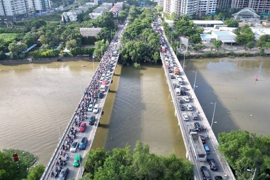 Con đường dài 14km tại khu Nam Tp.HCM sắp mở rộng lên 10 làn xe, người dân “rộng lối” vào trung tâm thành phố