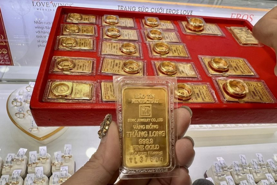 Giá vàng tăng 500 nghìn đồng mỗi lượng trong phiên giao dịch đầu tuần