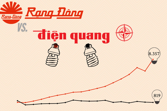 Từng lãi gấp nhiều Bóng đèn Rạng Đông, Điện Quang sa sút sau biến cố của cựu thứ trưởng Hồ Thị Kim Thoa: doanh thu bằng 1/10, lỗ trăm tỷ khi đối thủ liên tục vượt đỉnh