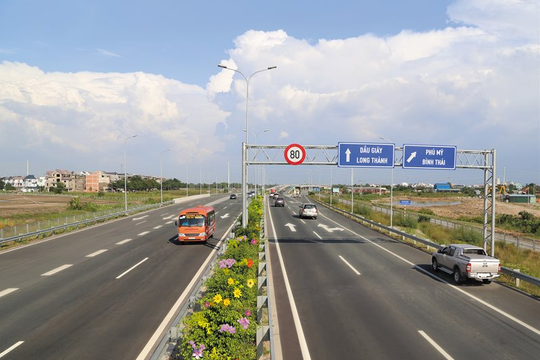Cao tốc TP.HCM - Long Thành - Dầu Giây tăng phí dịch vụ từ 5/5/2025