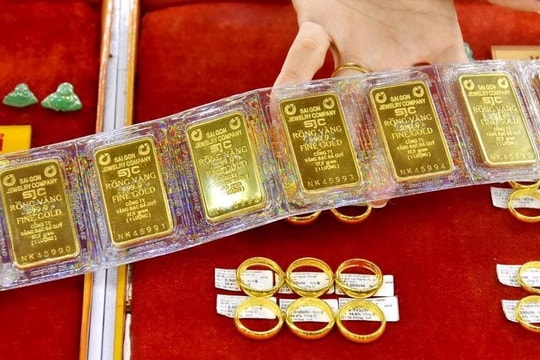 Kết phiên sáng 23/6, vàng nhẫn phân hóa mạnh, vàng miếng SJC đứng giá