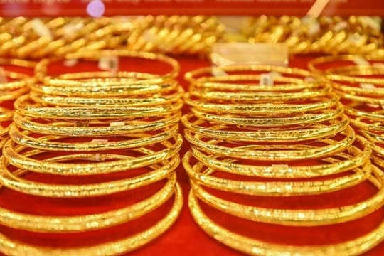 Sáng 5/5, giá vàng trong nước tăng
