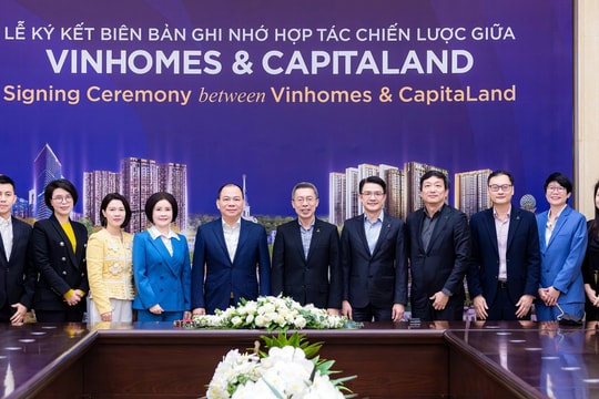 Tỷ phú Phạm Nhật Vượng bắt tay “đại gia” CapitalLand, phát triển lĩnh vực bất động sản