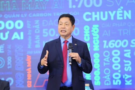 Chủ tịch FPT Trương Gia Bình: Để dân tộc Việt Nam xứng tầm với hàng ngũ các dân tộc tiên tiến, trong tương lai, lực lượng lao động ai cũng phải biết tin học và AI
