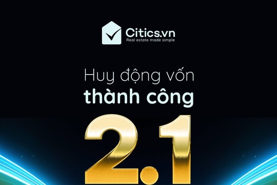 Citics huy động thành công 2,1 triệu USD để xây dựng nền tảng giao dịch bất động sản tại Việt Nam