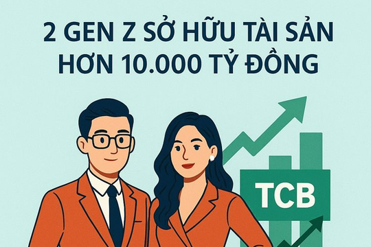 Lần đầu tiên trong lịch sử TTCK Việt Nam, có 2 gen Z sở hữu khối tài sản 10.000 tỷ, sắp vào top 10 người giàu nhất 