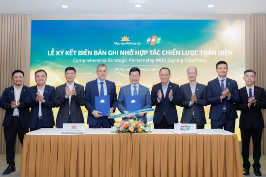 FPT "bắt tay" hãng hàng không Quốc gia Việt Nam triển khai loạt giải pháp công nghệ tiên tiến AI, Blockchain, Big Data