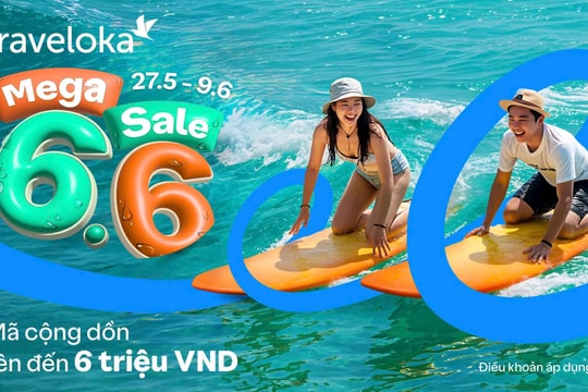 Traveloka khởi động chương trình ưu đãi đặc biệt Mega Sale 6.6 hè 2025