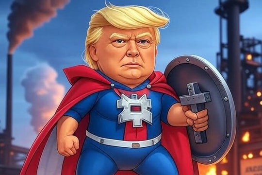 Cổ phiếu doanh nghiệp thép Mỹ như “được mùa” sau quyết định tăng thuế của ông Trump