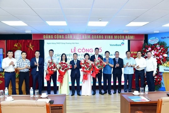 VietinBank bổ nhiệm 4 Phó Tổng Giám đốc