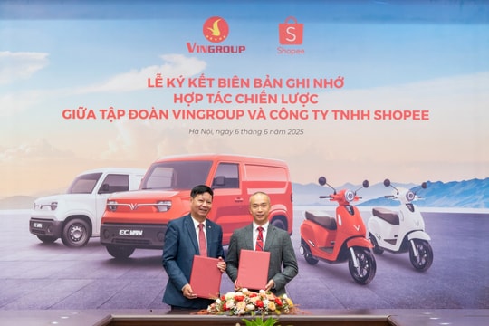 Vingroup "bắt tay" Shopee phát triển hạ tầng thương mại điện tử