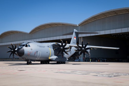 Hé lộ máy bay vận tải quân sự A400M đầu tiên của không quân Indonesia