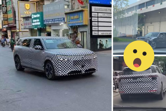 VinFast âm thầm làm xe đặc biệt, dễ là xịn nhất từ trước đến nay: Logo vàng, dài hơn VF 9, dùng máy xăng?