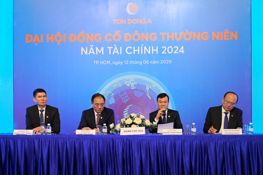 ĐHĐCĐ Tôn Đông Á: Dòng chảy thương mại thép đang có nhiều xáo trộn, sẽ tập trung thị trường trong nước với tỷ trọng mục tiêu chiếm 75%