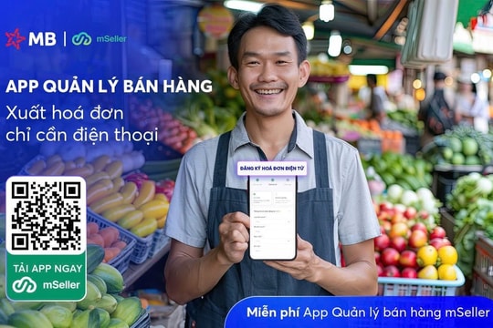Nghị định 70 bắt buộc hoá đơn điện tử, MB tặng app giúp tự xuất hoá đơn