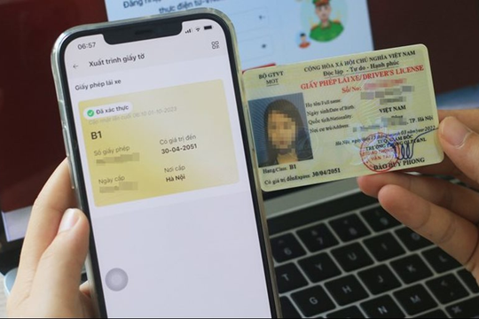 Thao tác cập nhật GPLX vào VNeID nhận quyền lợi mới
