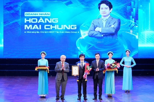 Doanh nhân Hoàng Mai Chung được trao giải “nhà lãnh đạo tiên phong đổi mới, sáng tạo”