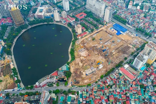 Khi tỷ phú “chơi lớn”: Đào hầm gửi xe rộng gấp 2,5 lần sân bóng đá cho 169 căn nhà phố trên “đất vàng” quận Ba Đình
